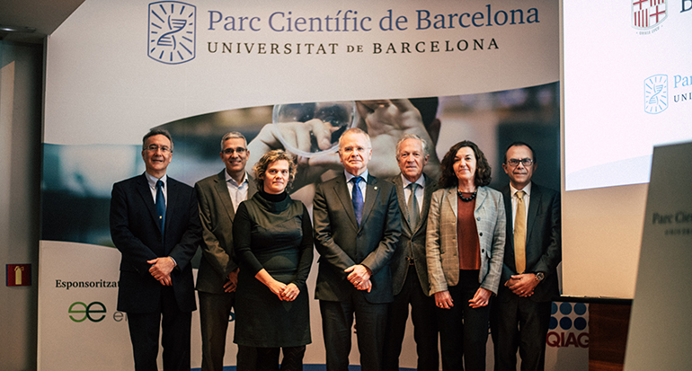 Más de un centenar de personas participaron en el acto institucional del 20º aniversario del Parc Científic de Barcelona