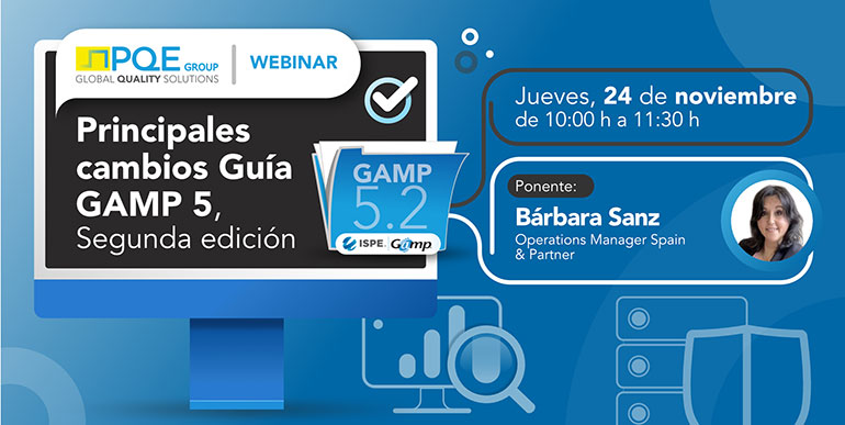 Webinar gratuito: Principales cambios en la Guía GAMP 5, 2ª edición