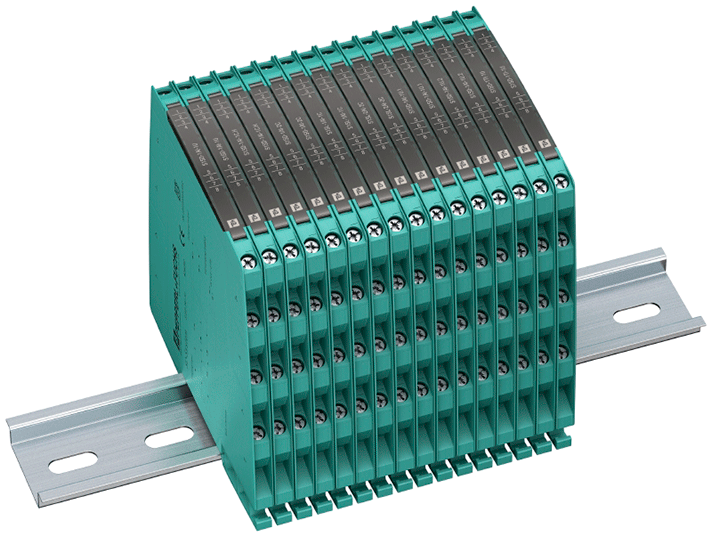 Cableado sencillo con terminales de tornillo apilados, en los nuevos acondicionadores de señal de Pepperl+Fuchs