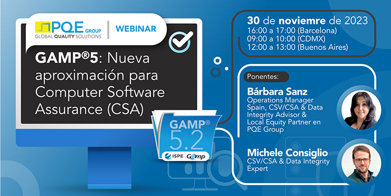 GAMP5: Nueva aproximación para Computer Software Assurance