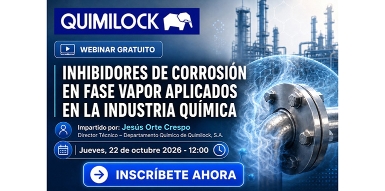 Industria Química celebrará el 22 de octubre un webinar gratuito sobre protección anticorrosiva