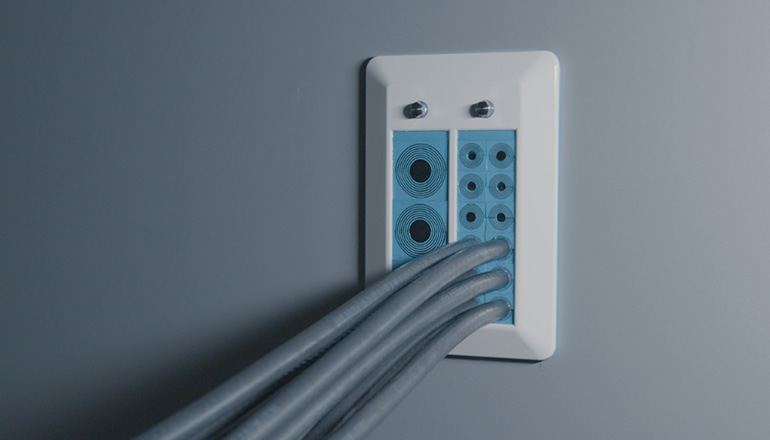 Sello hermético de tránsito para cables y tuberías