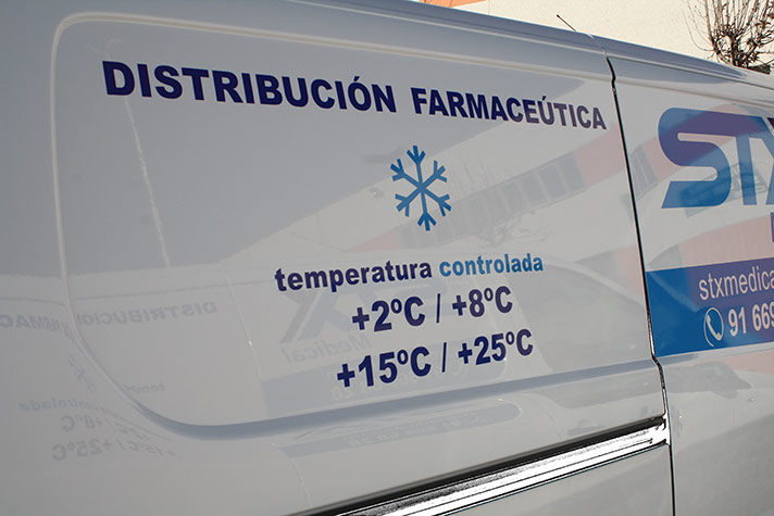 Servicio de transporte de medicamentos a temperatura ambiente