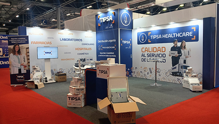 TIPSA ha presentado sus soluciones de transporte para el sector salud en INFARMA 2026