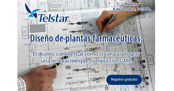 Telstar, webinar, diseño plantas farmacéuticas