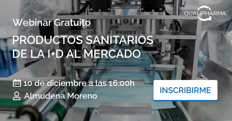 Qualipharma organiza un webinar sobre productos sanitarios